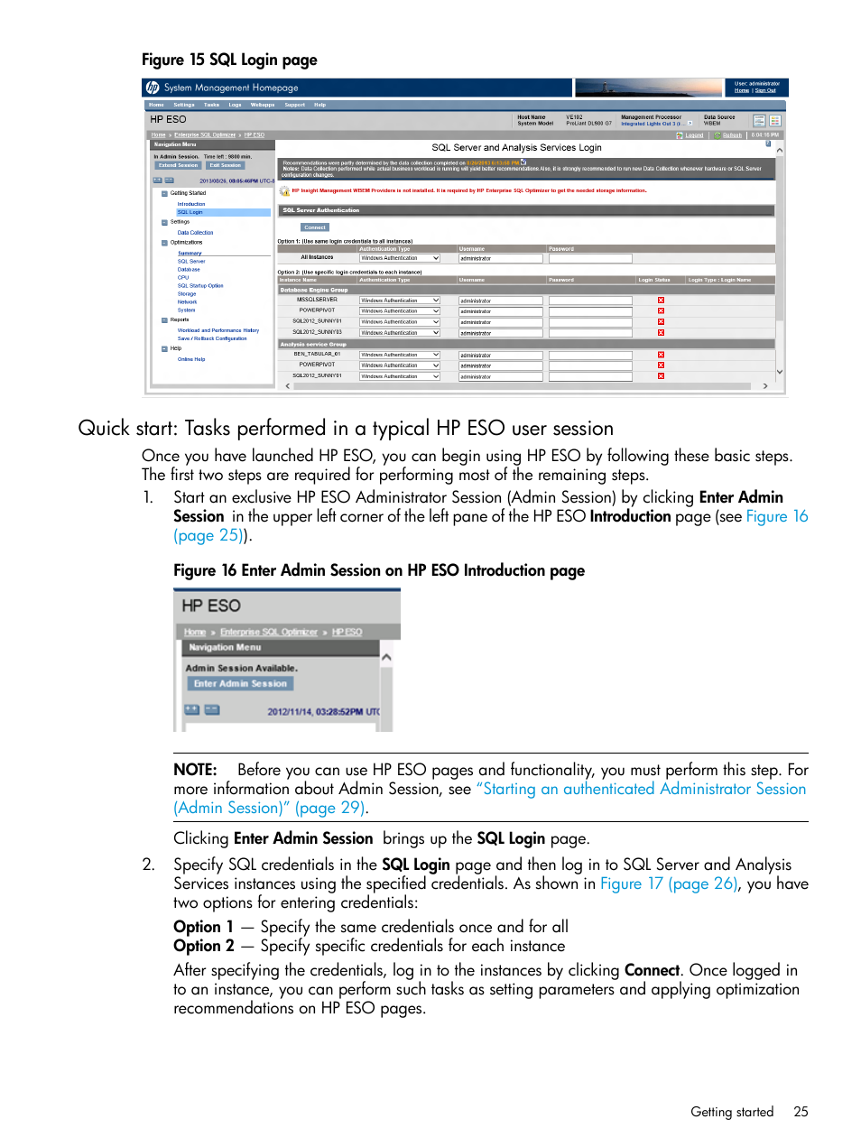 Quick, Quick start: tasks performed in a, Figure 15 | HP ProLiant DL980 G7 Server User Manual | Page 25 / 82