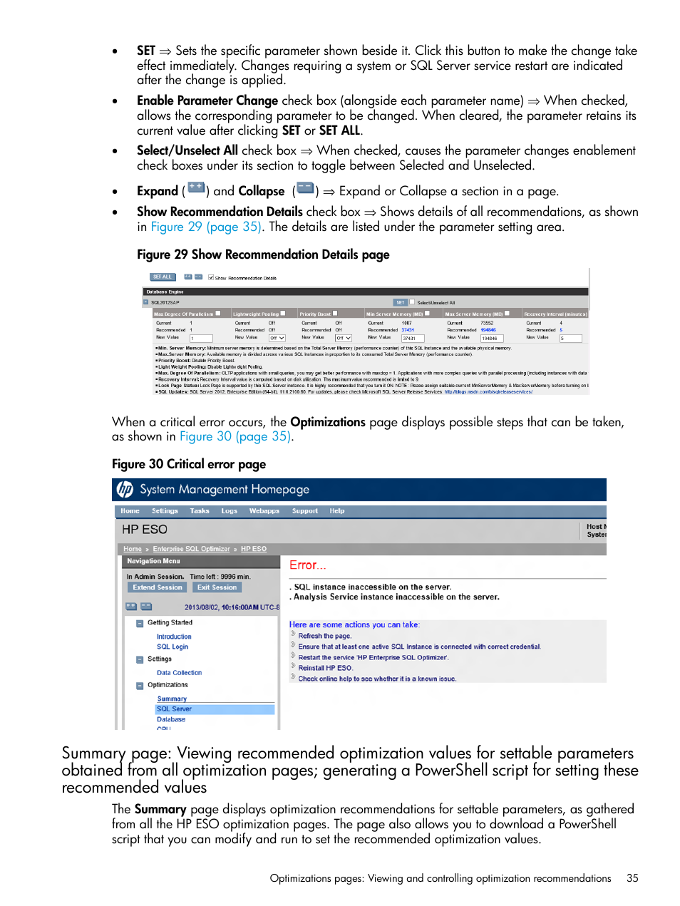 HP ProLiant DL980 G7 Server User Manual | Page 35 / 82