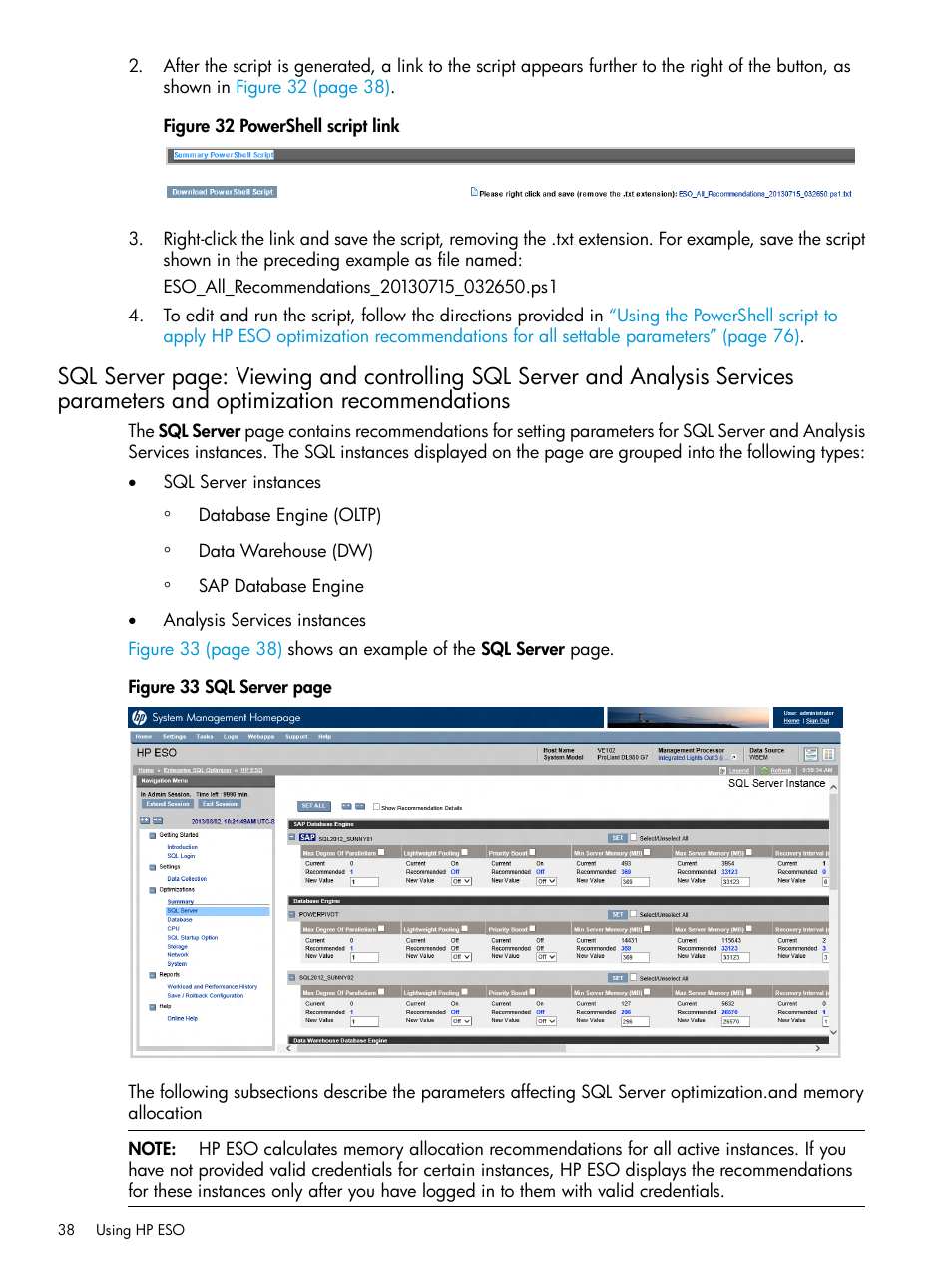 HP ProLiant DL980 G7 Server User Manual | Page 38 / 82