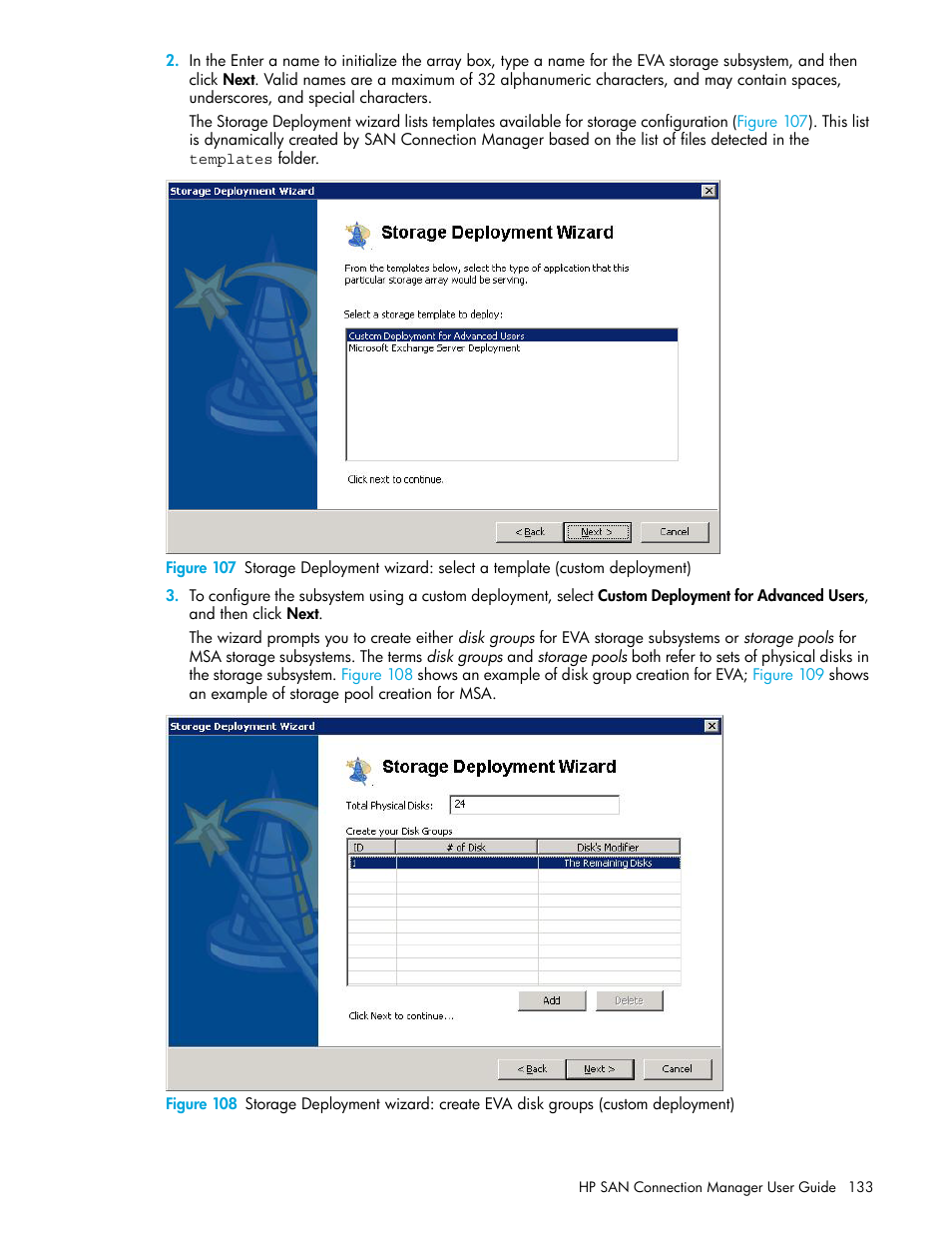 Step 2, Step 3 | HP 8.20q Fibre Channel Switch User Manual | Page 133 / 162