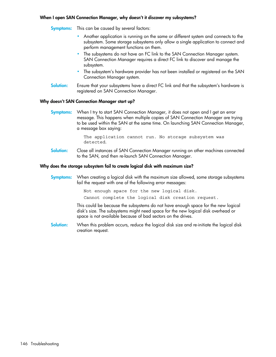 HP 8.20q Fibre Channel Switch User Manual | Page 146 / 162