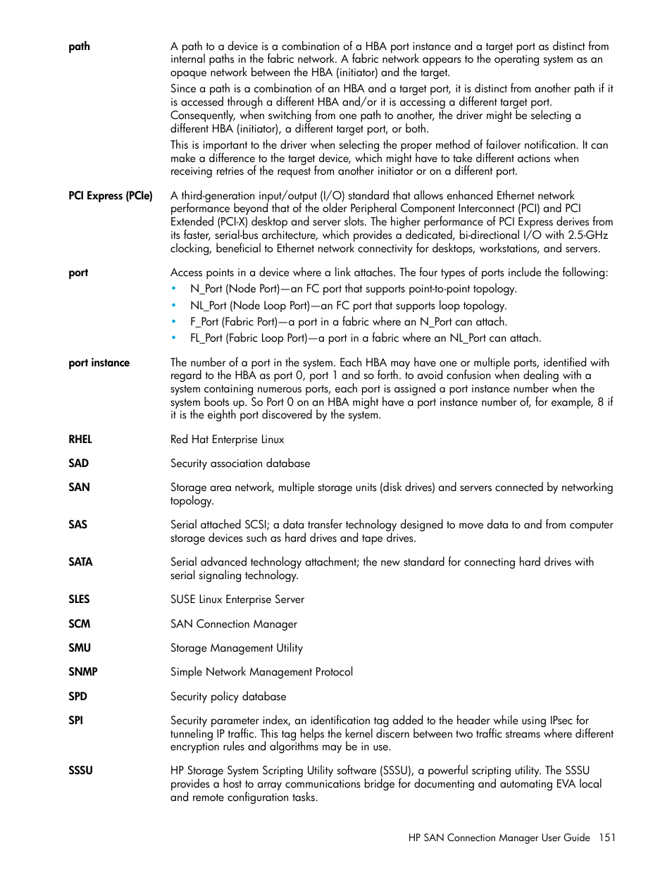 HP 8.20q Fibre Channel Switch User Manual | Page 151 / 162