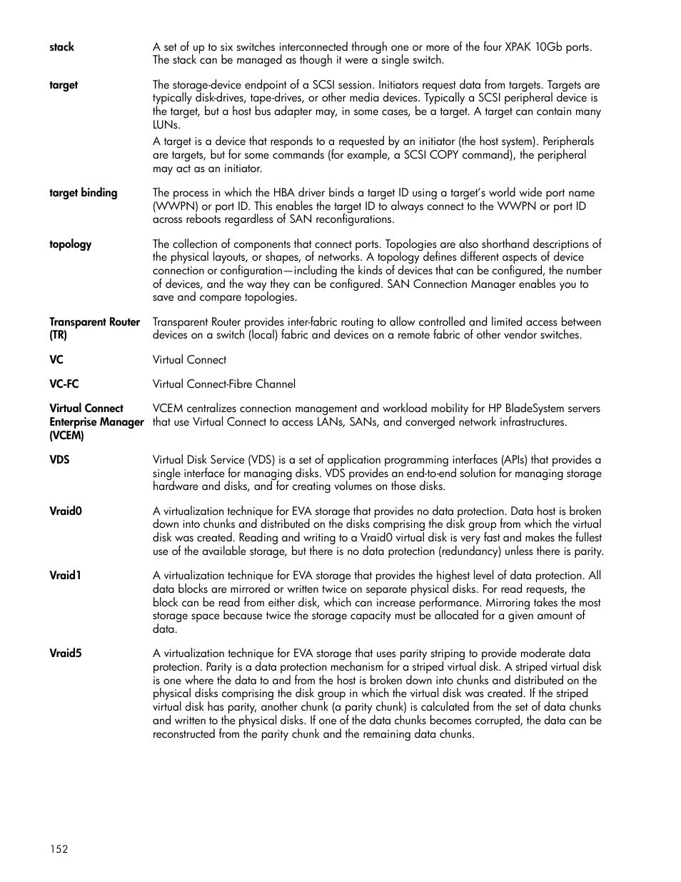 HP 8.20q Fibre Channel Switch User Manual | Page 152 / 162