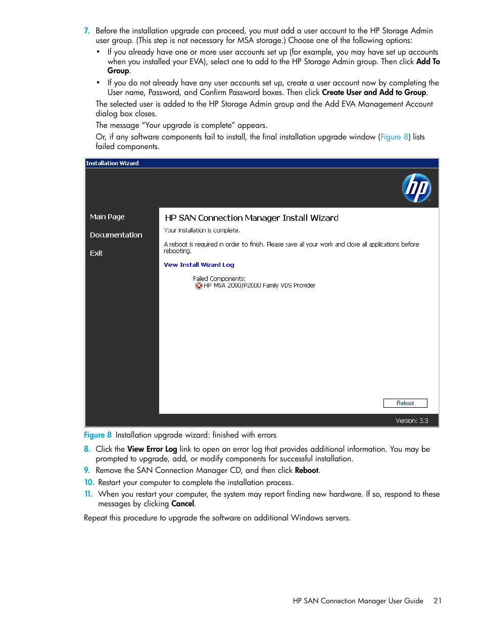 HP 8.20q Fibre Channel Switch User Manual | Page 21 / 162