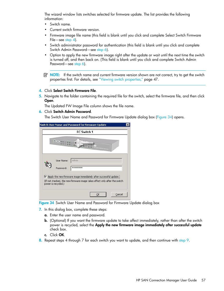 HP 8.20q Fibre Channel Switch User Manual | Page 57 / 162