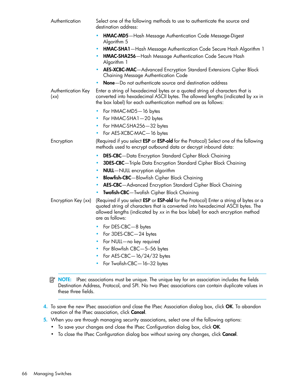 HP 8.20q Fibre Channel Switch User Manual | Page 66 / 162