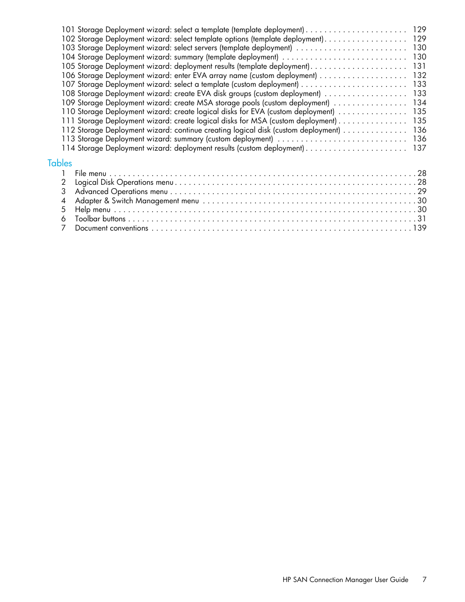 HP 8.20q Fibre Channel Switch User Manual | Page 7 / 162