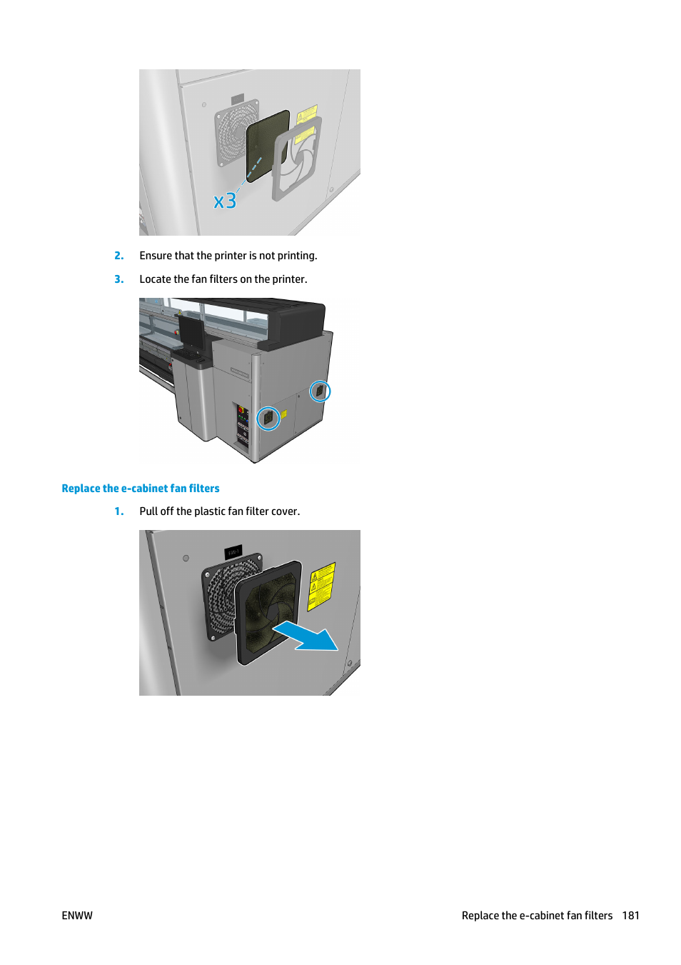 HP Latex 3000 Printer User Manual | Page 187 / 312