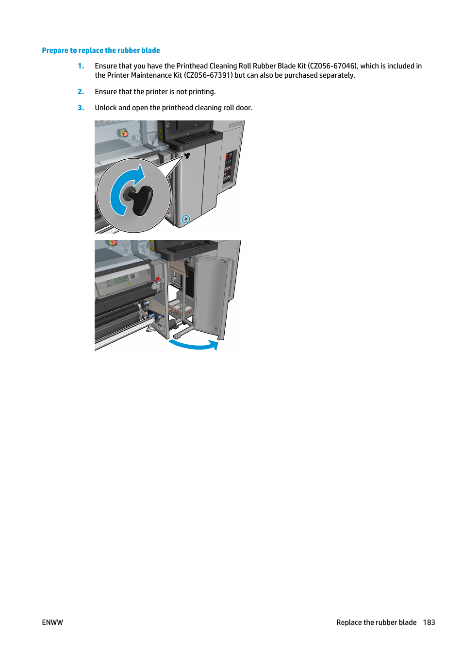 HP Latex 3000 Printer User Manual | Page 189 / 312