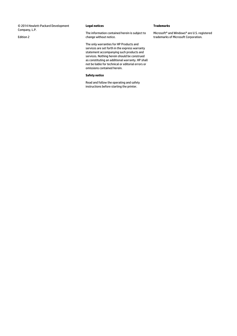 HP Latex 3000 Printer User Manual | Page 2 / 312