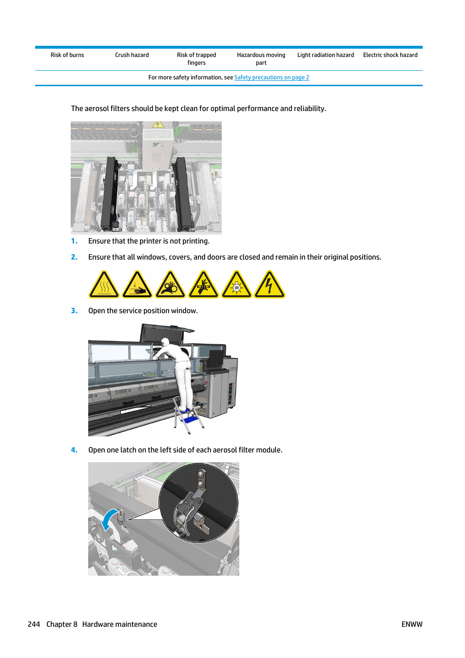 HP Latex 3000 Printer User Manual | Page 250 / 312