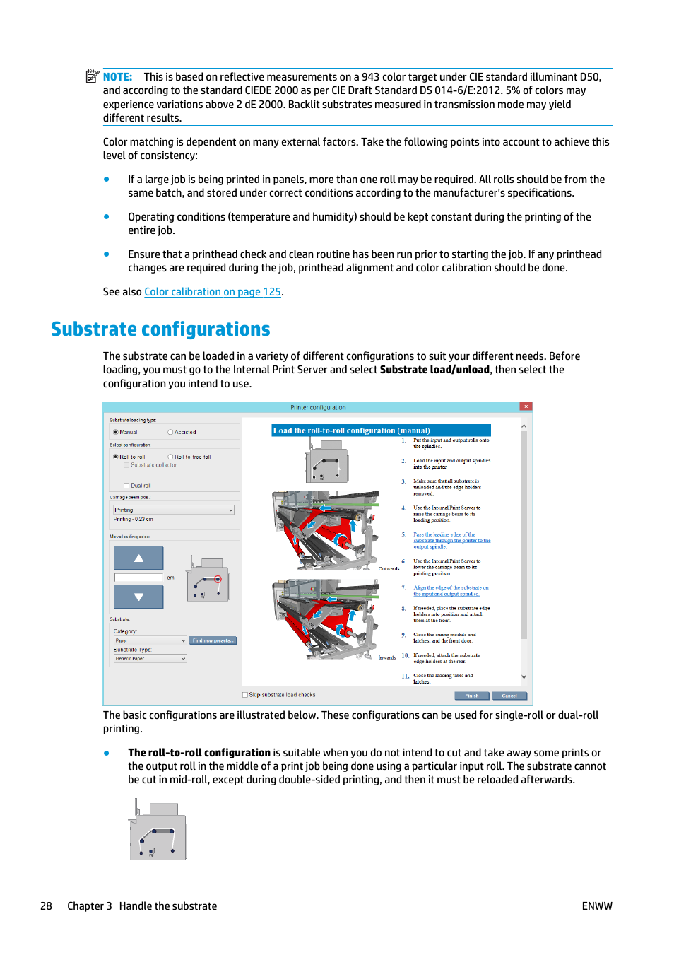 Substrate configurations | HP Latex 3000 Printer User Manual | Page 34 / 312