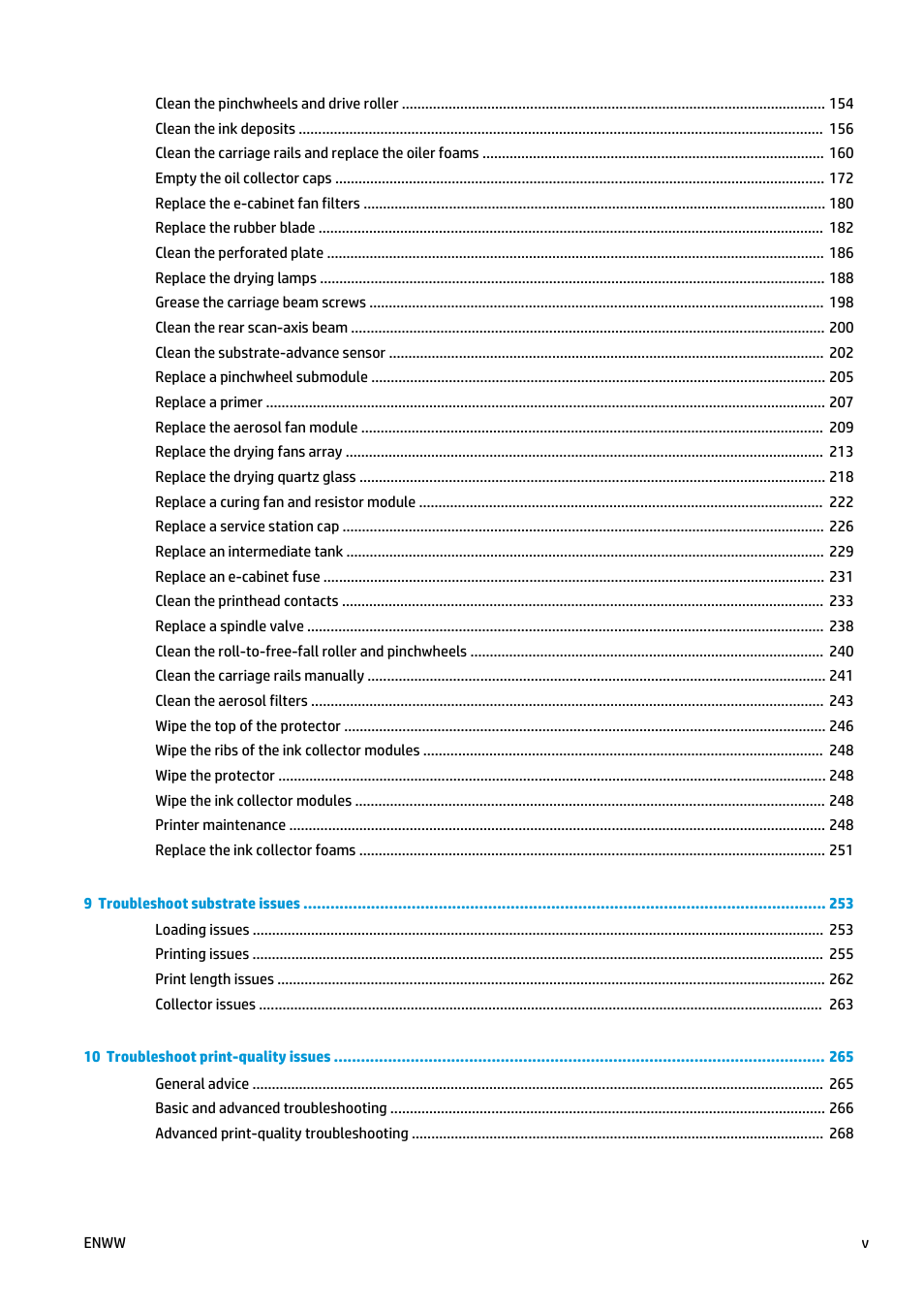 HP Latex 3000 Printer User Manual | Page 5 / 312