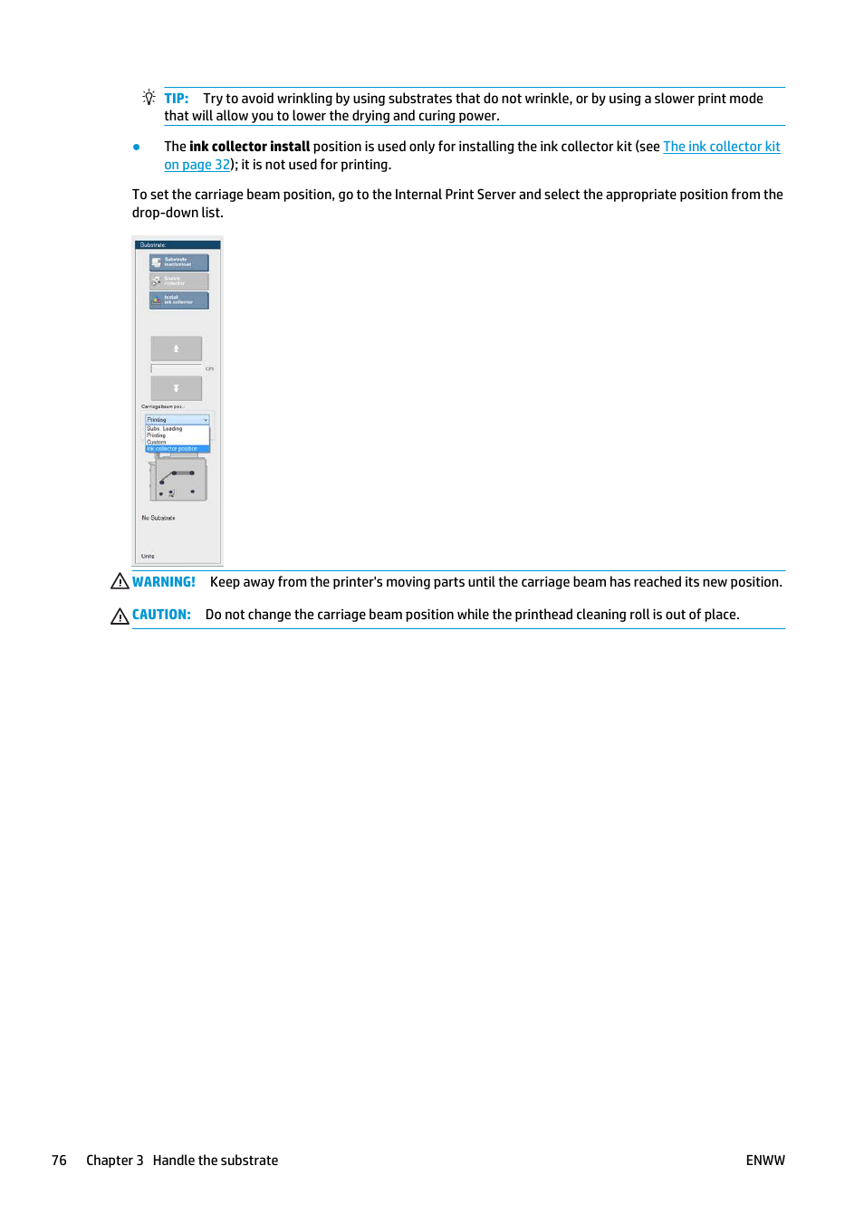 HP Latex 3000 Printer User Manual | Page 82 / 312