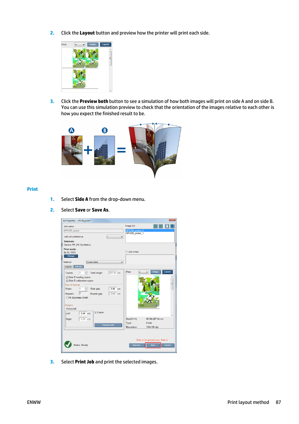HP Latex 3000 Printer User Manual | Page 93 / 312