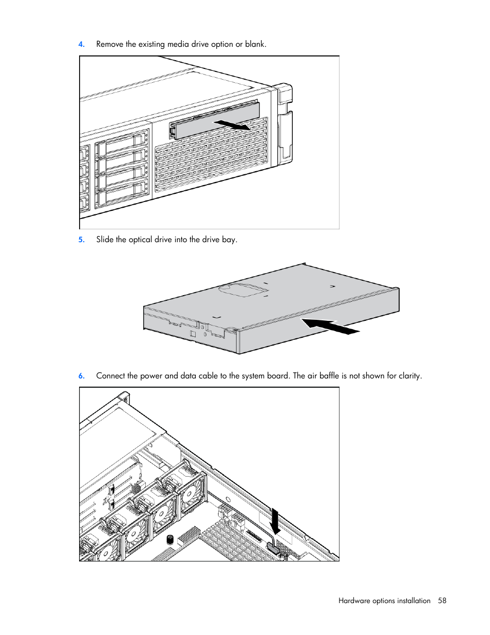 HP ProLiant DL380 G7 Server User Manual | Page 58 / 127