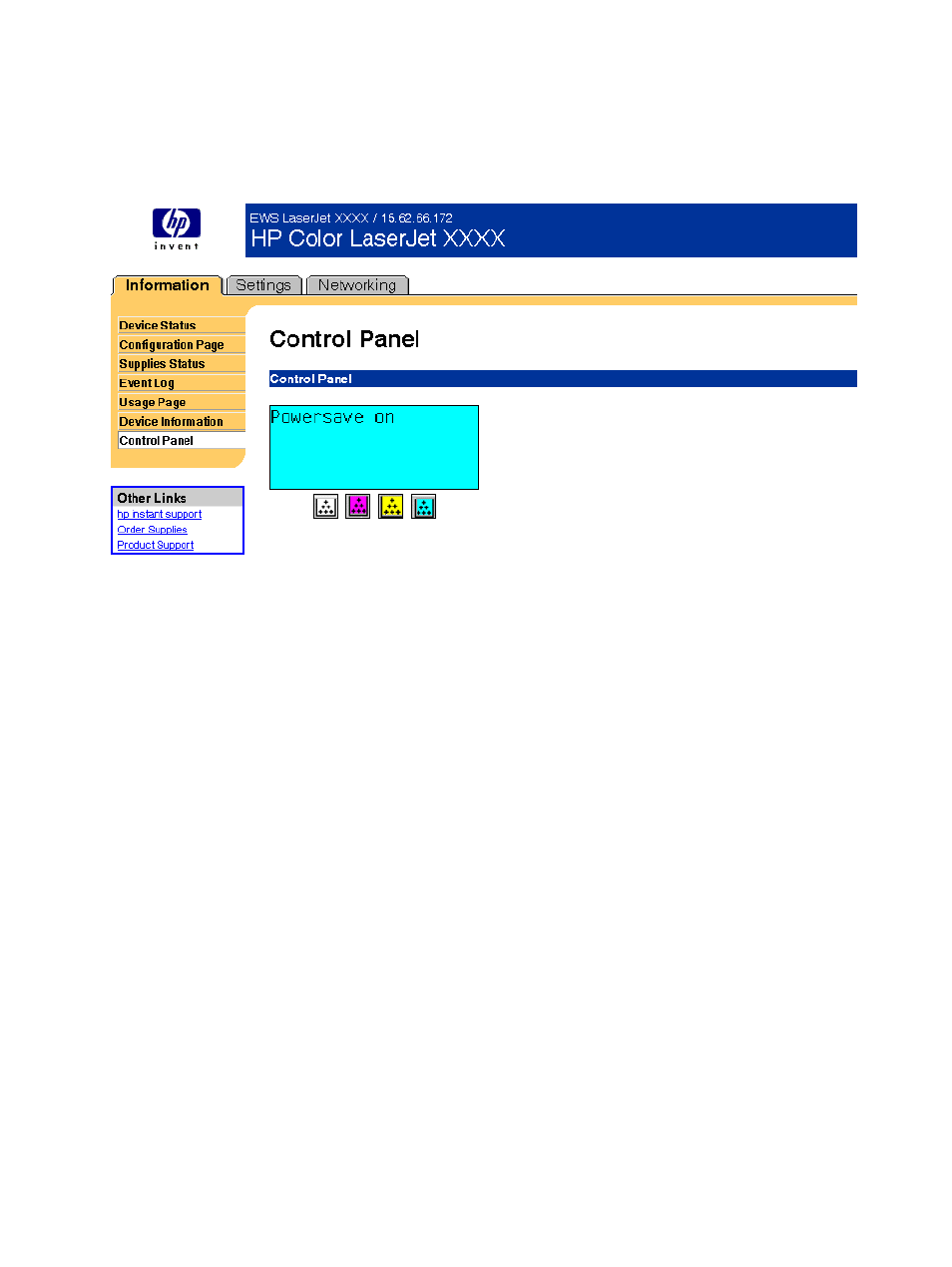 Control panel | HP LaserJet 4200 Printer series User Manual | Page 19 / 48