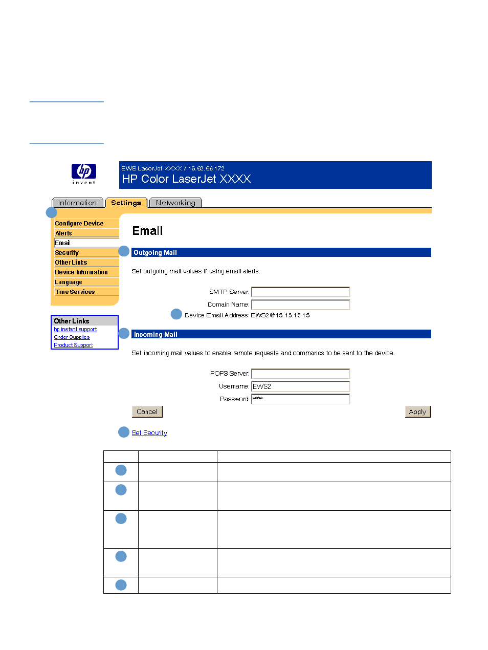 Email | HP LaserJet 4200 Printer series User Manual | Page 24 / 48