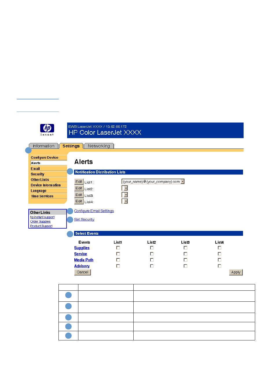 Alerts | HP LaserJet 4200 Printer series User Manual | Page 26 / 48