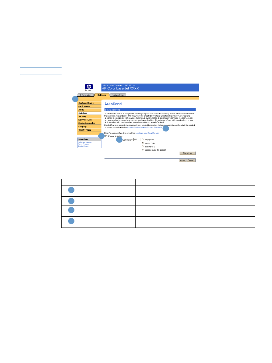 Autosend | HP LaserJet 4200 Printer series User Manual | Page 31 / 48