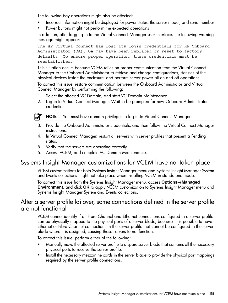 HP Insight Management-Software User Manual | Page 115 / 129