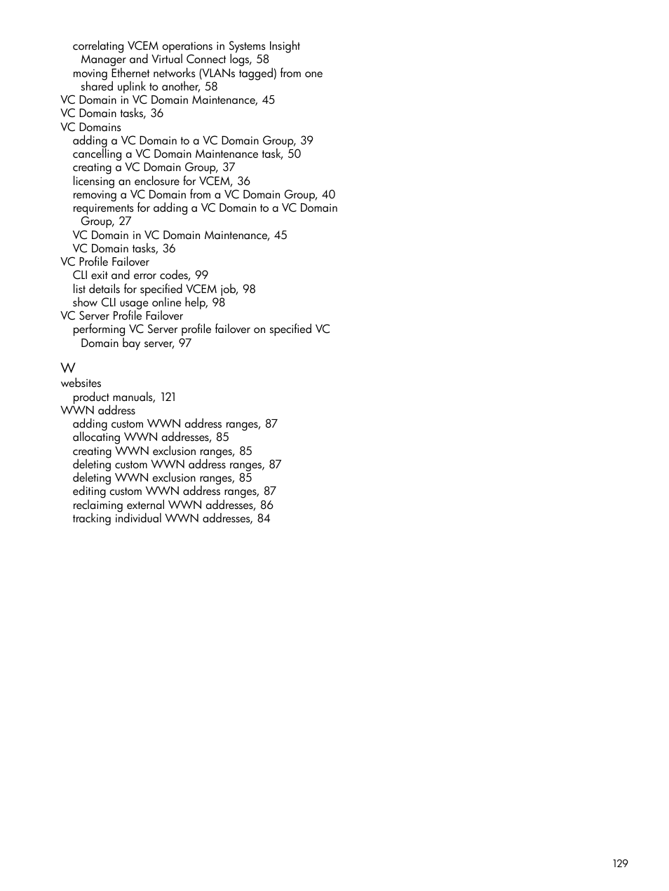 HP Insight Management-Software User Manual | Page 129 / 129