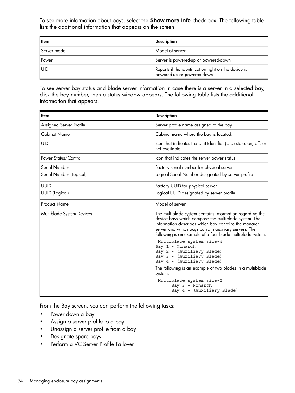 HP Insight Management-Software User Manual | Page 74 / 129