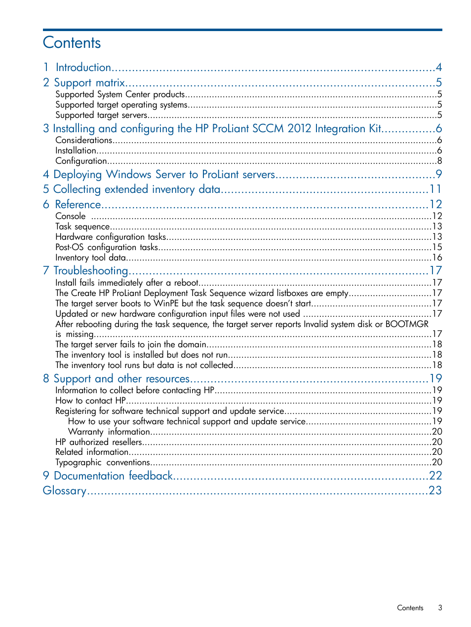 HP OneView for Microsoft System Center User Manual | Page 3 / 23