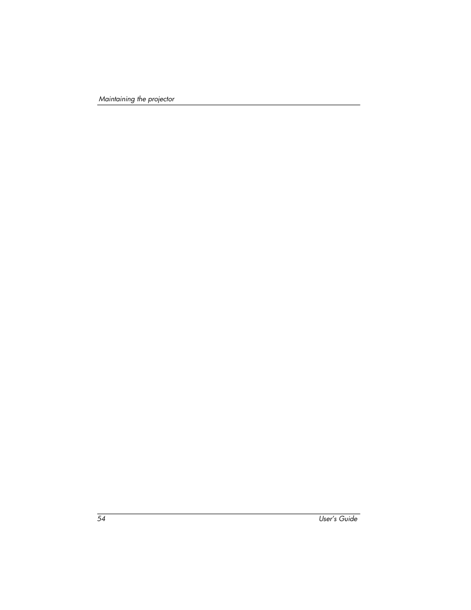 HP ep9012 Digital Projector User Manual | Page 54 / 85