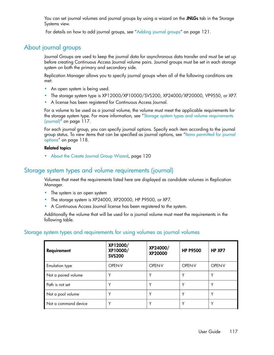 About journal groups | HP XP P9000 Command View Advanced Edition Software User Manual | Page 117 / 496