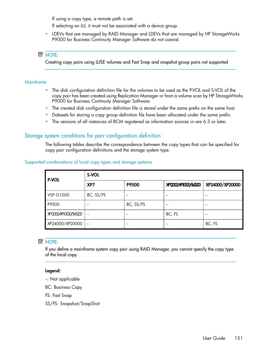 Storage | HP XP P9000 Command View Advanced Edition Software User Manual | Page 151 / 496