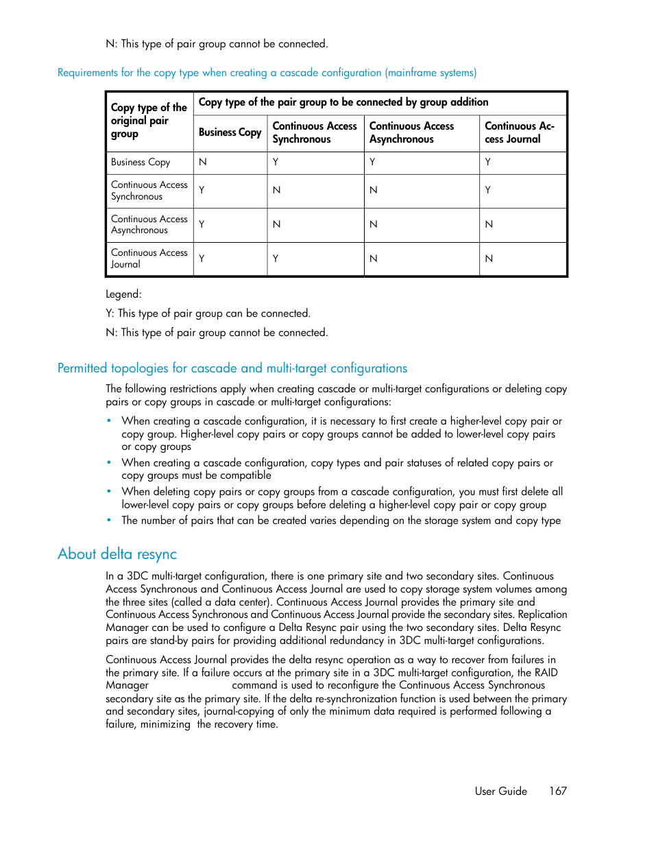 About delta resync | HP XP P9000 Command View Advanced Edition Software User Manual | Page 167 / 496