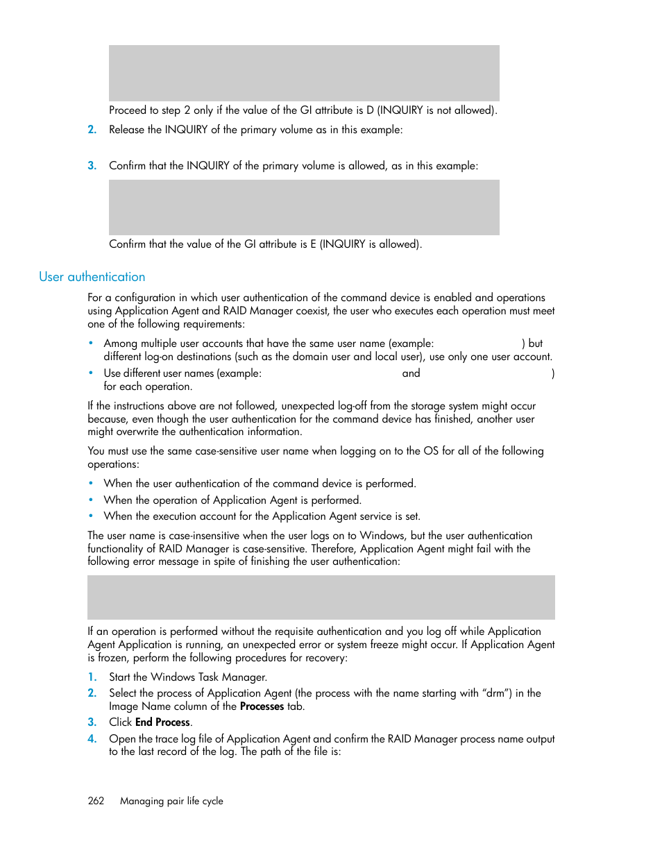 HP XP P9000 Command View Advanced Edition Software User Manual | Page 262 / 496