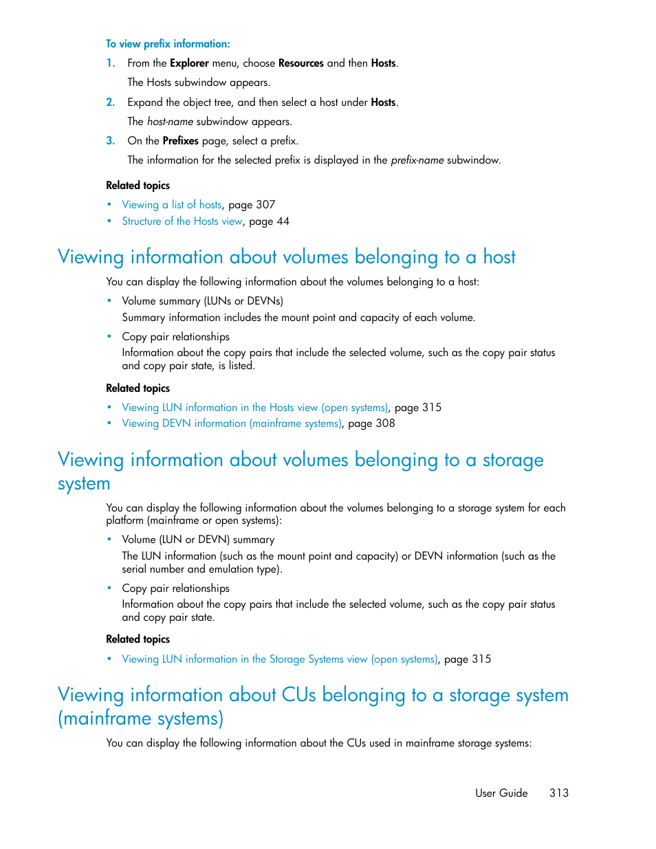 Viewing | HP XP P9000 Command View Advanced Edition Software User Manual | Page 313 / 496