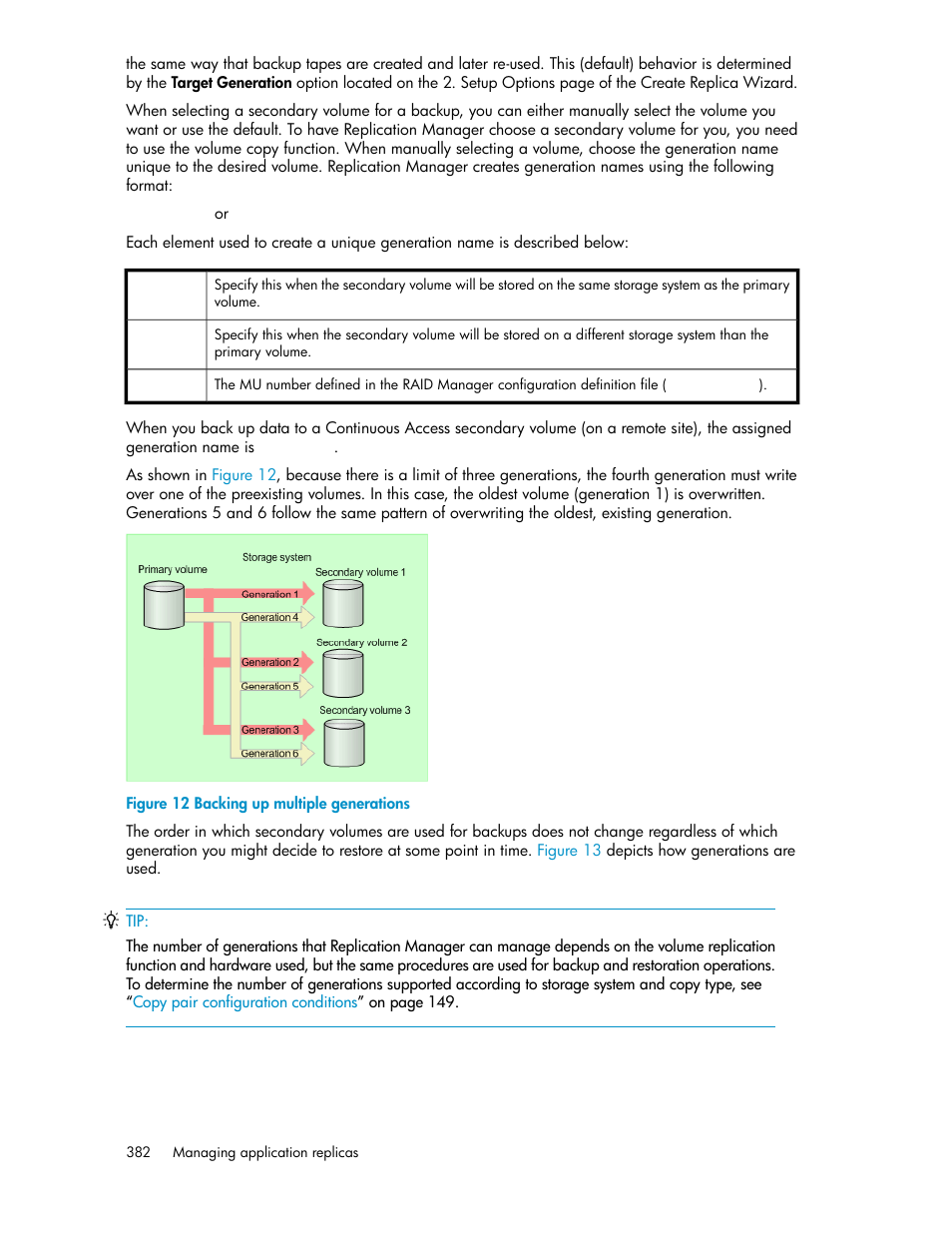 Backing up multiple generations | HP XP P9000 Command View Advanced Edition Software User Manual | Page 382 / 496