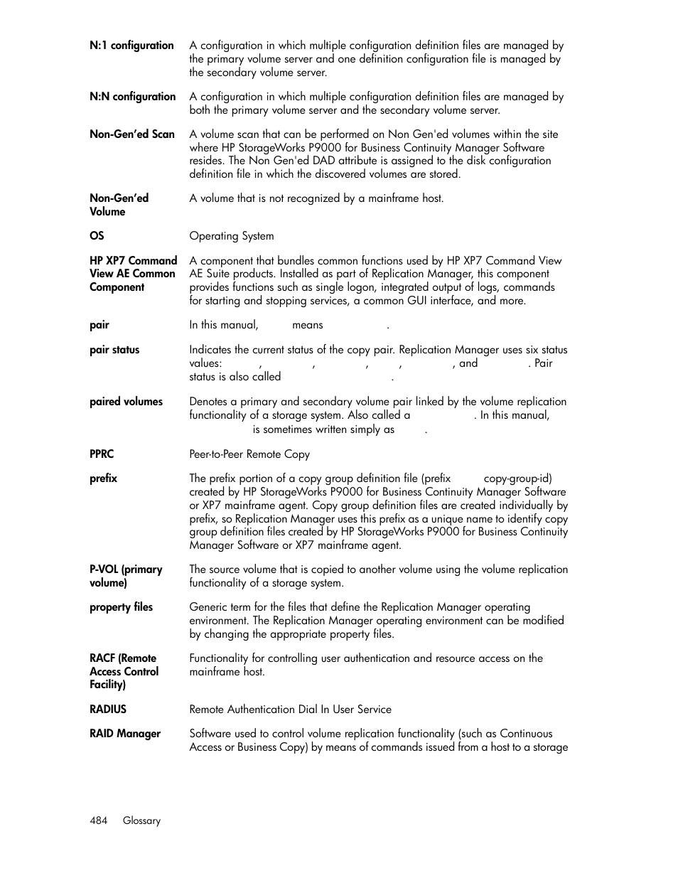 HP XP P9000 Command View Advanced Edition Software User Manual | Page 484 / 496