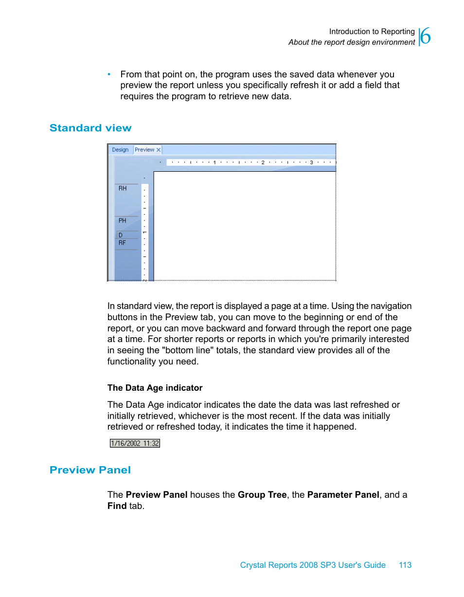 Standard view, Preview panel | HP Intelligent Management Center Standard Software Platform User Manual | Page 113 / 814