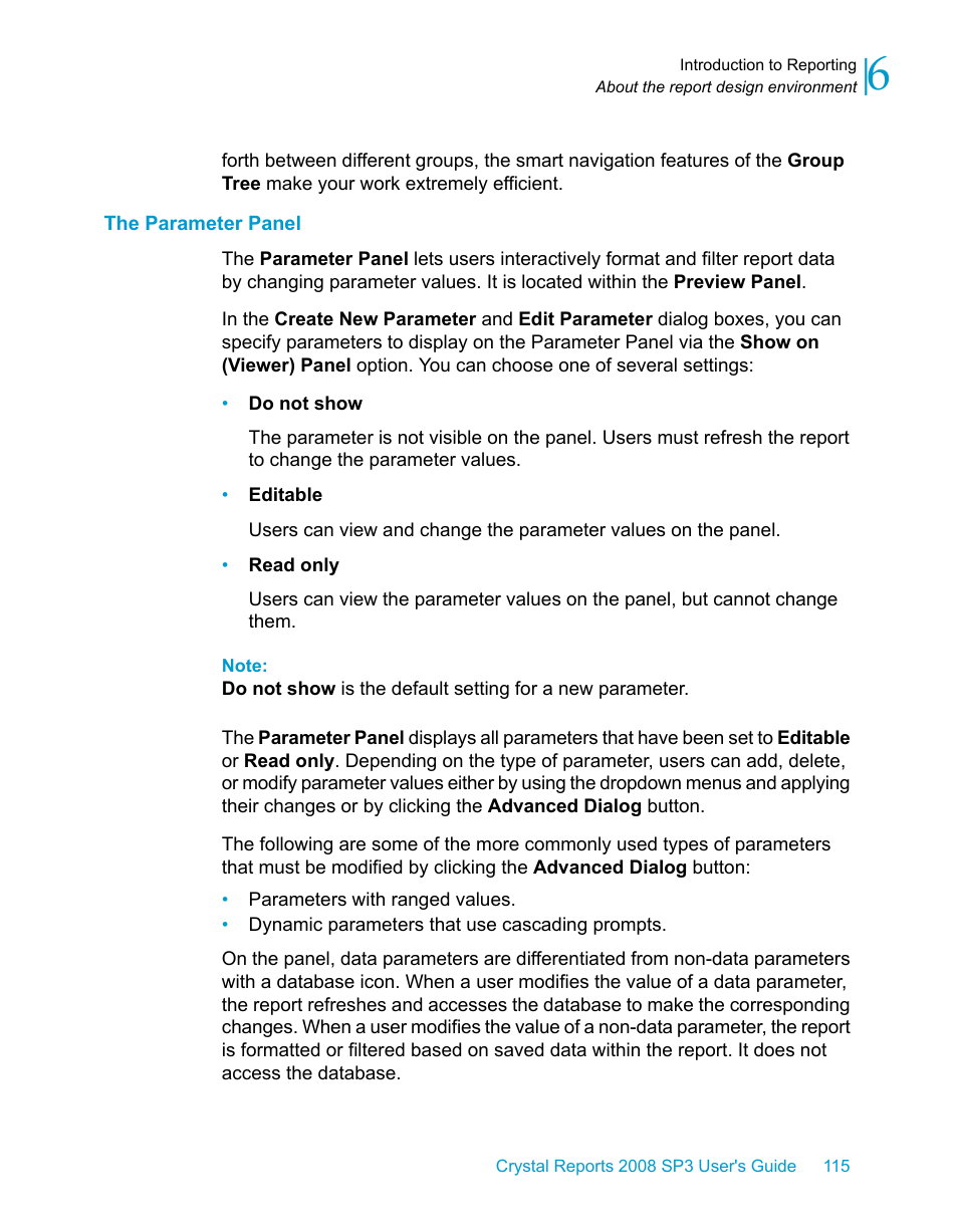 The parameter panel | HP Intelligent Management Center Standard Software Platform User Manual | Page 115 / 814