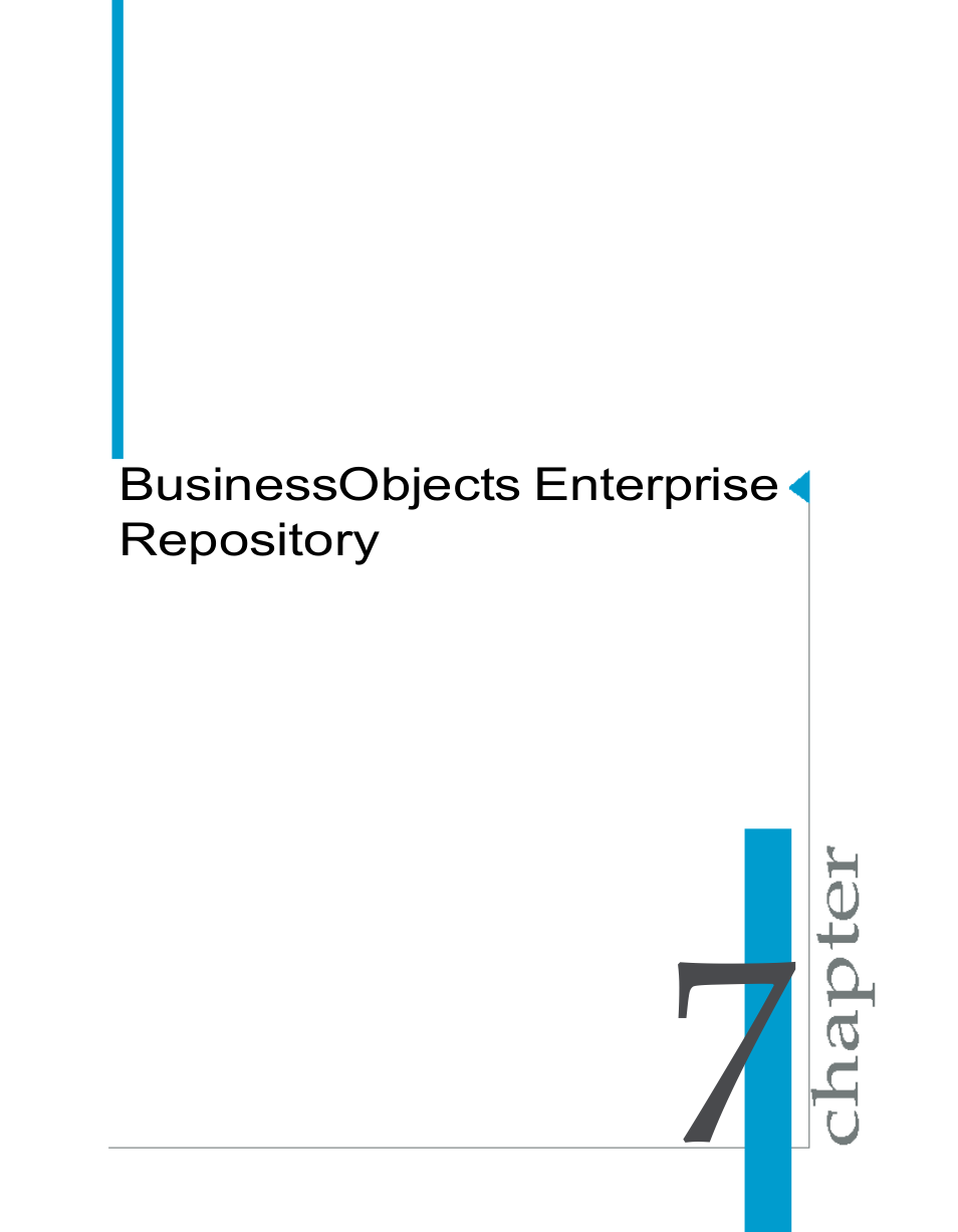Businessobjects enterprise repository, Chapter 7 | HP Intelligent Management Center Standard Software Platform User Manual | Page 145 / 814