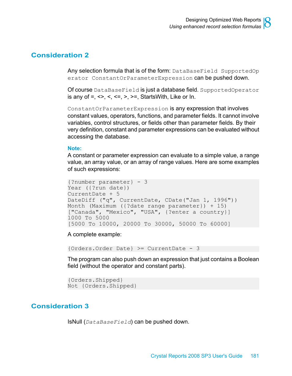 Consideration 2, Consideration 3 | HP Intelligent Management Center Standard Software Platform User Manual | Page 181 / 814