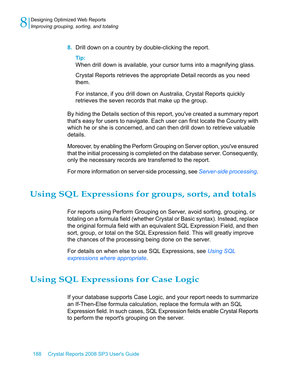 Using sql expressions for case logic | HP Intelligent Management Center Standard Software Platform User Manual | Page 188 / 814