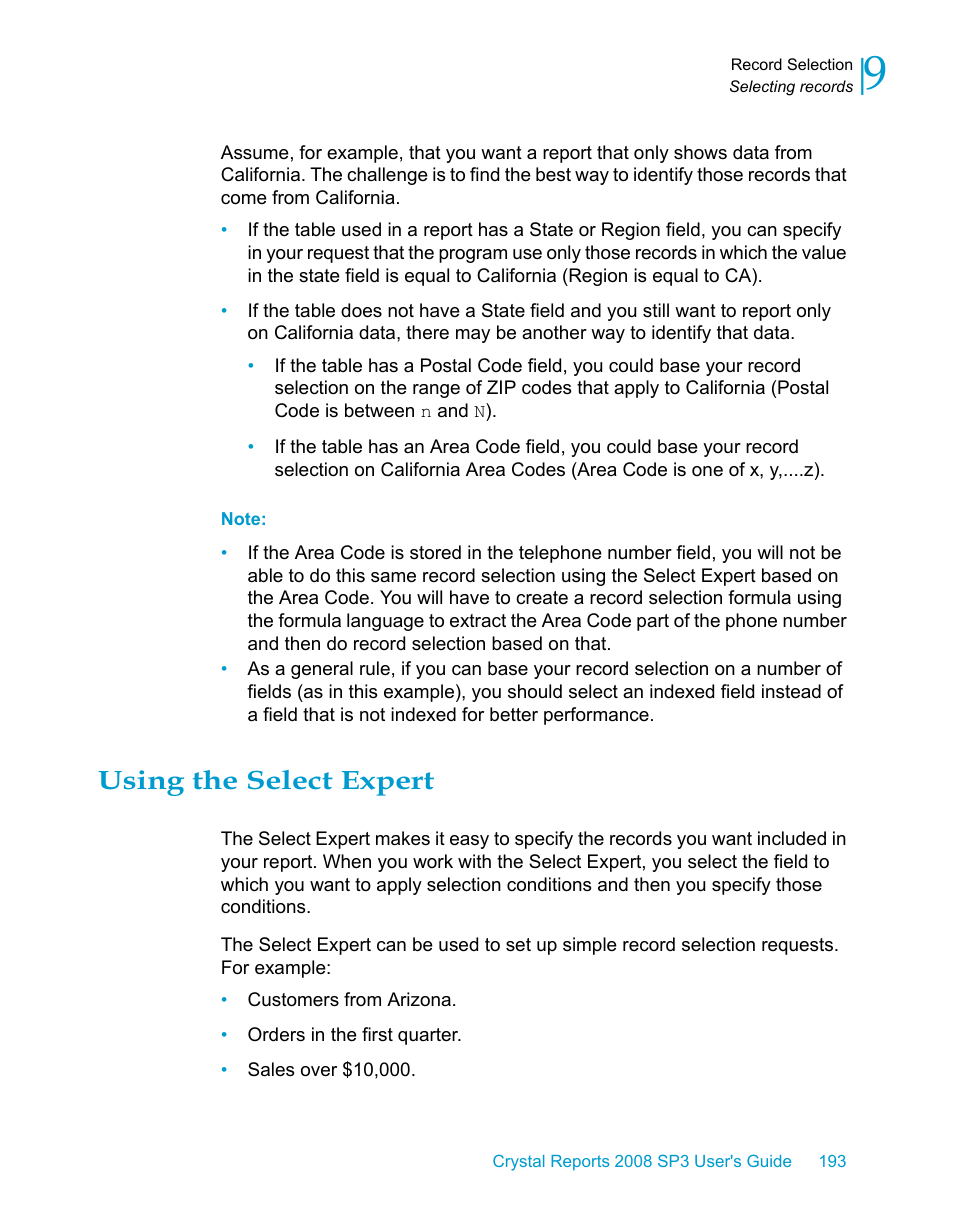 Using the select expert | HP Intelligent Management Center Standard Software Platform User Manual | Page 193 / 814