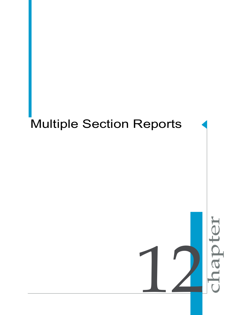 Multiple section reports, Chapter 12 | HP Intelligent Management Center Standard Software Platform User Manual | Page 273 / 814