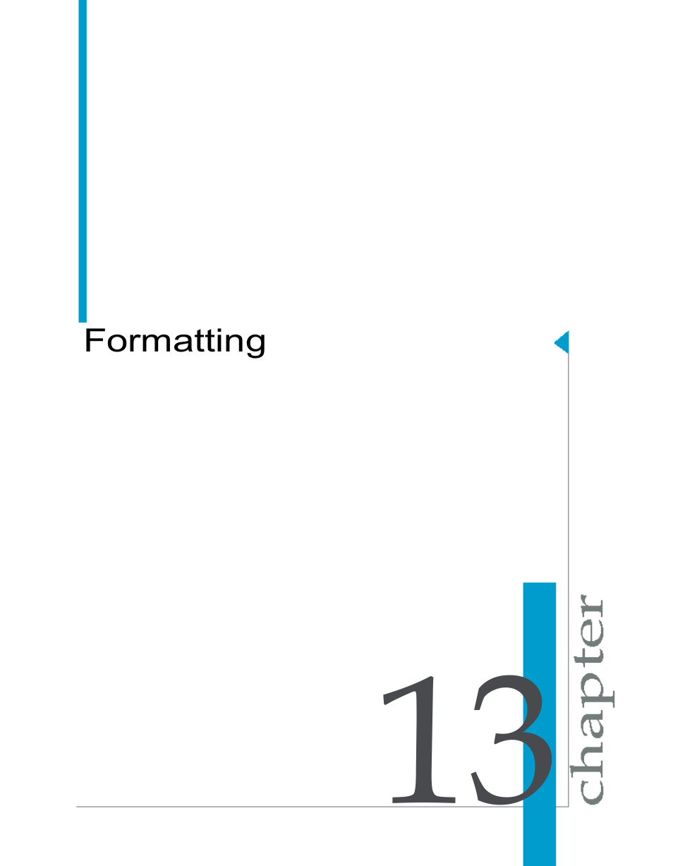 Formatting, Chapter 13 | HP Intelligent Management Center Standard Software Platform User Manual | Page 293 / 814