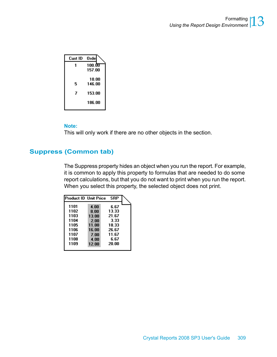 Suppress (common tab) | HP Intelligent Management Center Standard Software Platform User Manual | Page 309 / 814