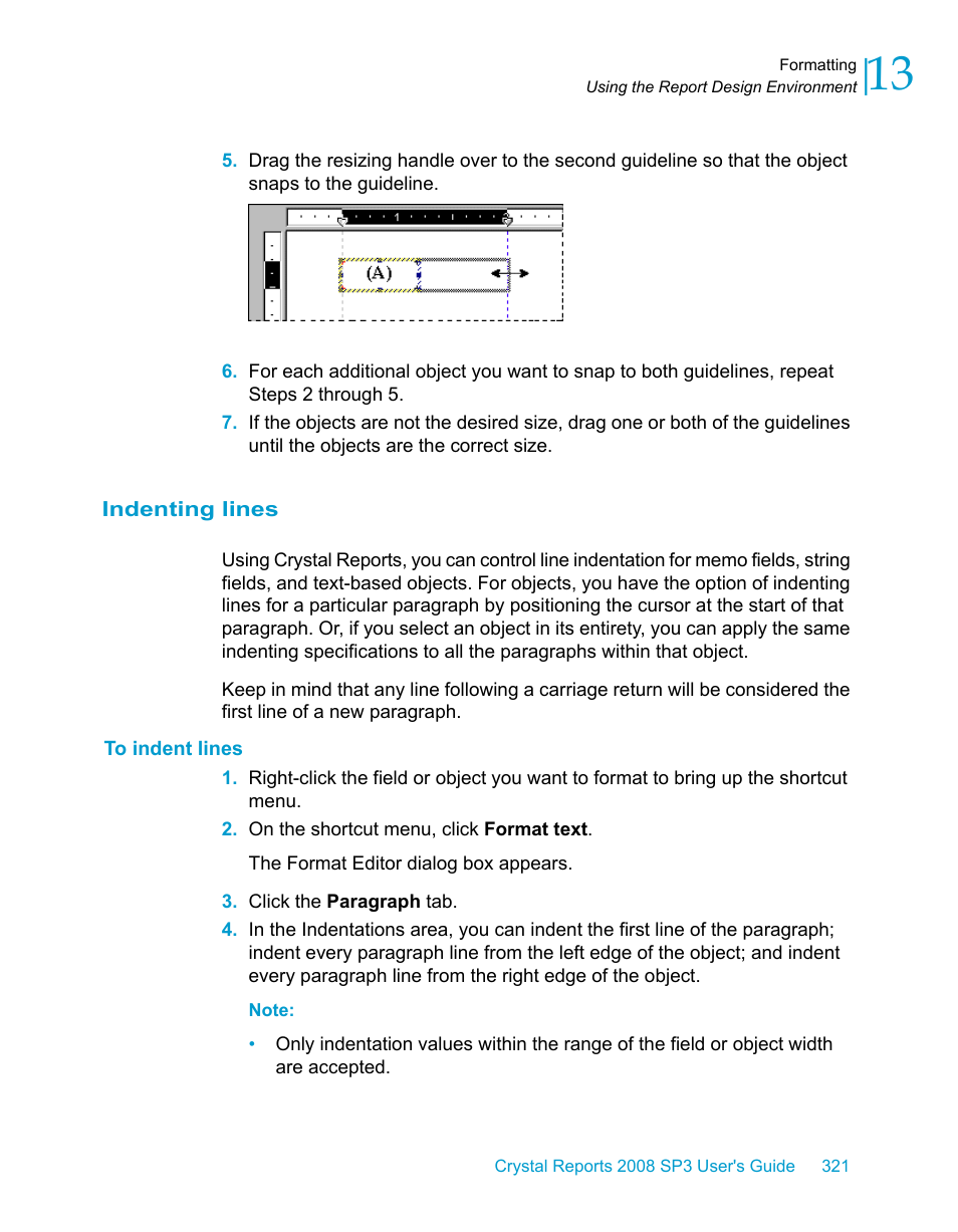 Indenting lines, To indent lines | HP Intelligent Management Center Standard Software Platform User Manual | Page 321 / 814