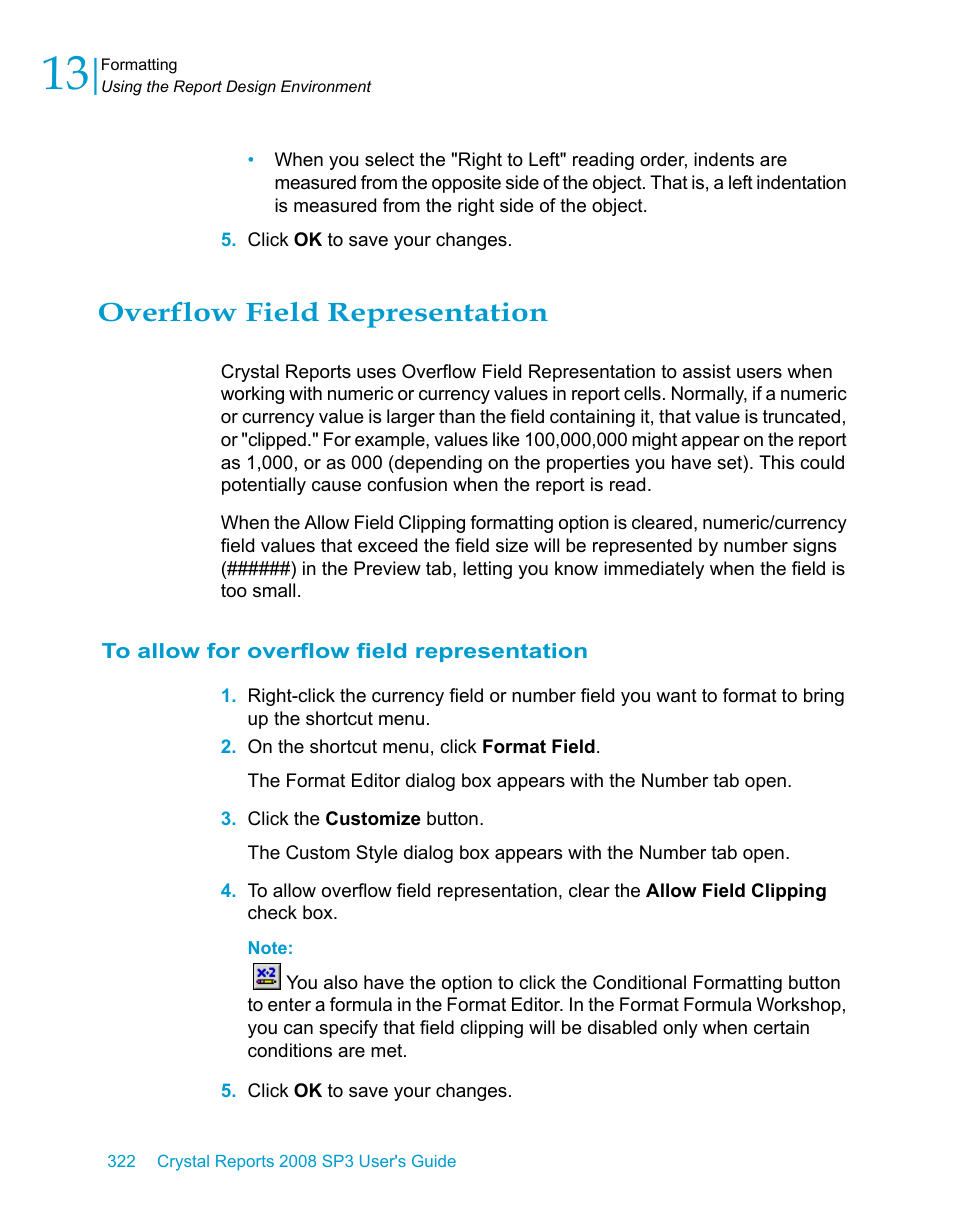 Overflow field representation, To allow for overflow field representation | HP Intelligent Management Center Standard Software Platform User Manual | Page 322 / 814