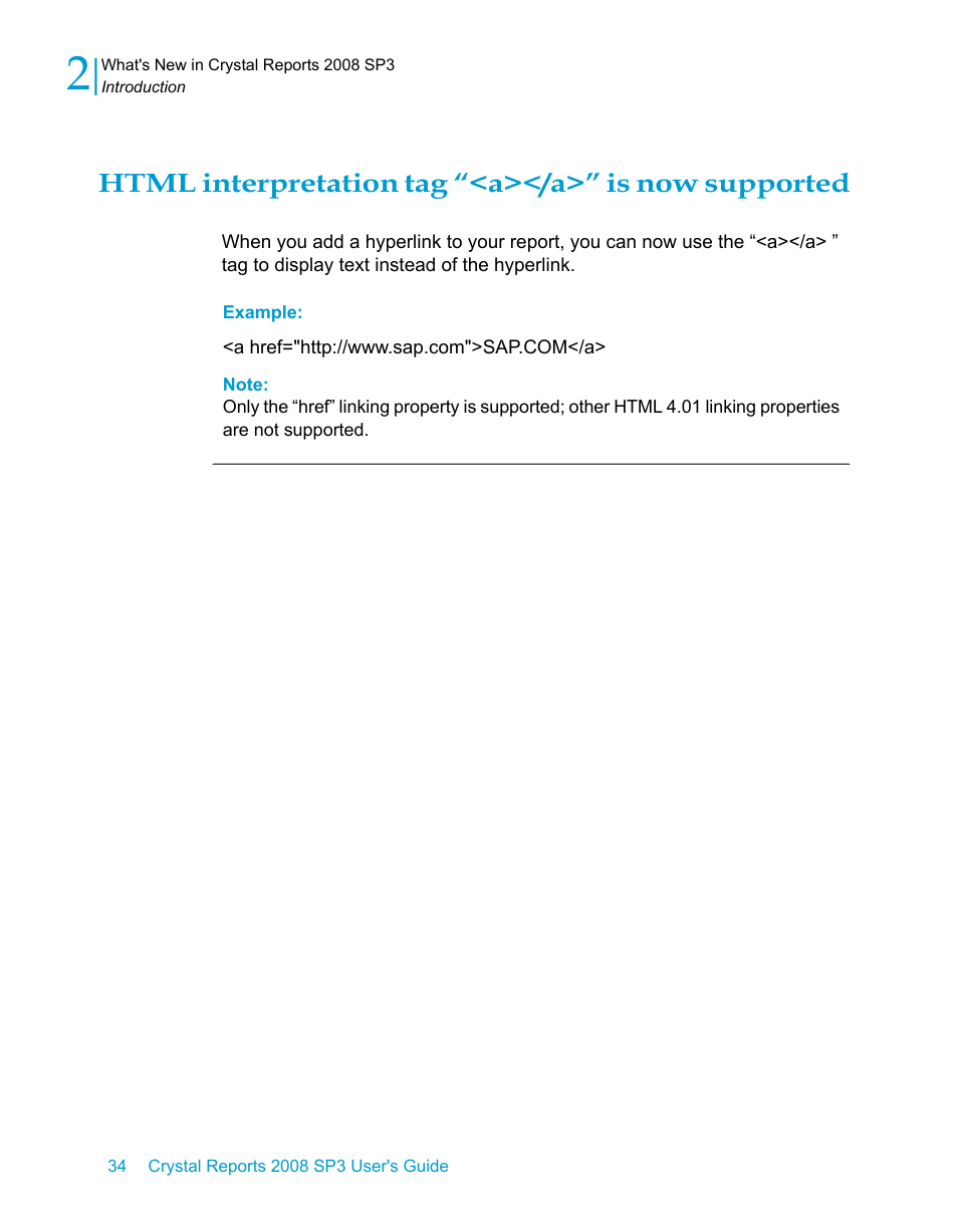 Html interpretation tag “<a></a>” is now supported, Html interpretation tag <a></a> is now supported | HP Intelligent Management Center Standard Software Platform User Manual | Page 34 / 814