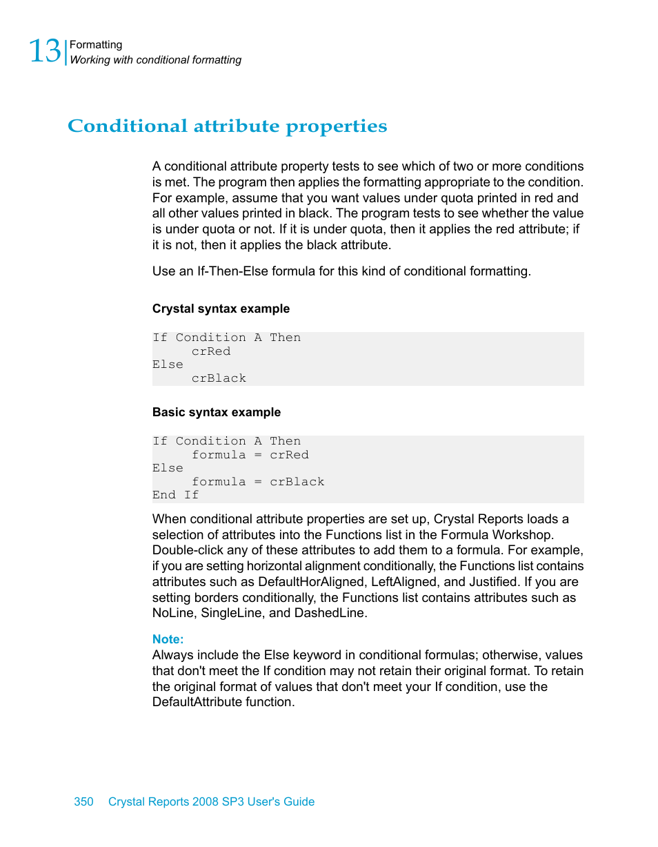 Conditional attribute properties | HP Intelligent Management Center Standard Software Platform User Manual | Page 350 / 814