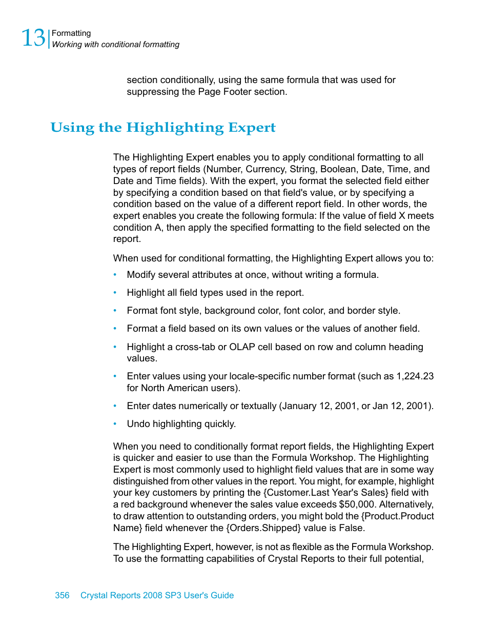 Using the highlighting expert | HP Intelligent Management Center Standard Software Platform User Manual | Page 356 / 814